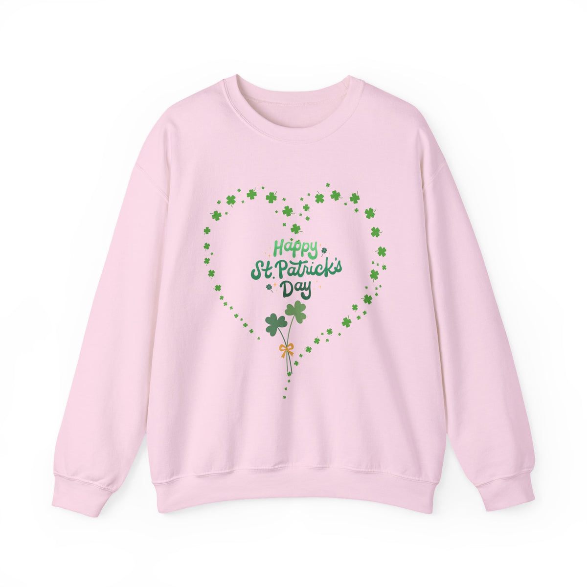 Happy St. Patrick's Day Shamrock Heart Sweatshirt