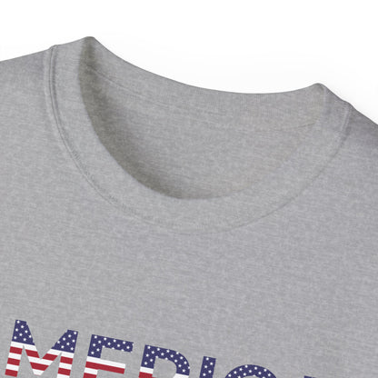 America Flag Heart T-Shirt — Patriotic 4th of July Tee
