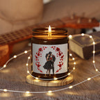 Roses-Scented Soy Candle (Multi-Size, Amber Jar)