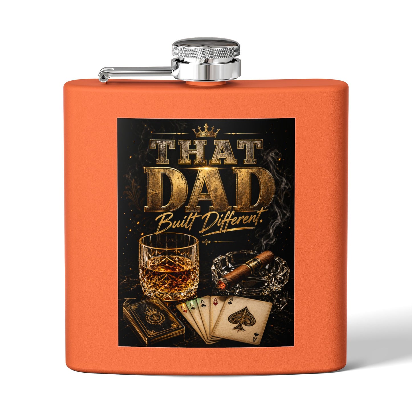 That Dad Built Different 5 - 6oz Stainless Steel Flask