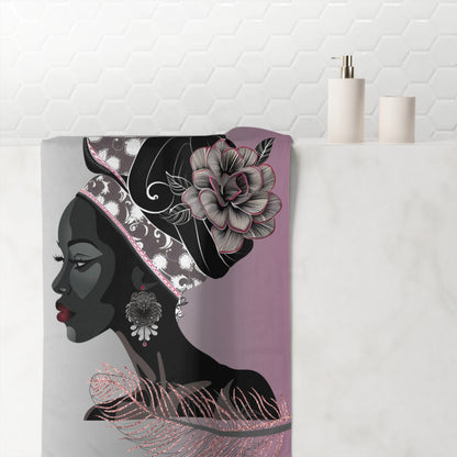 Feather-Mink-Cotton Towel