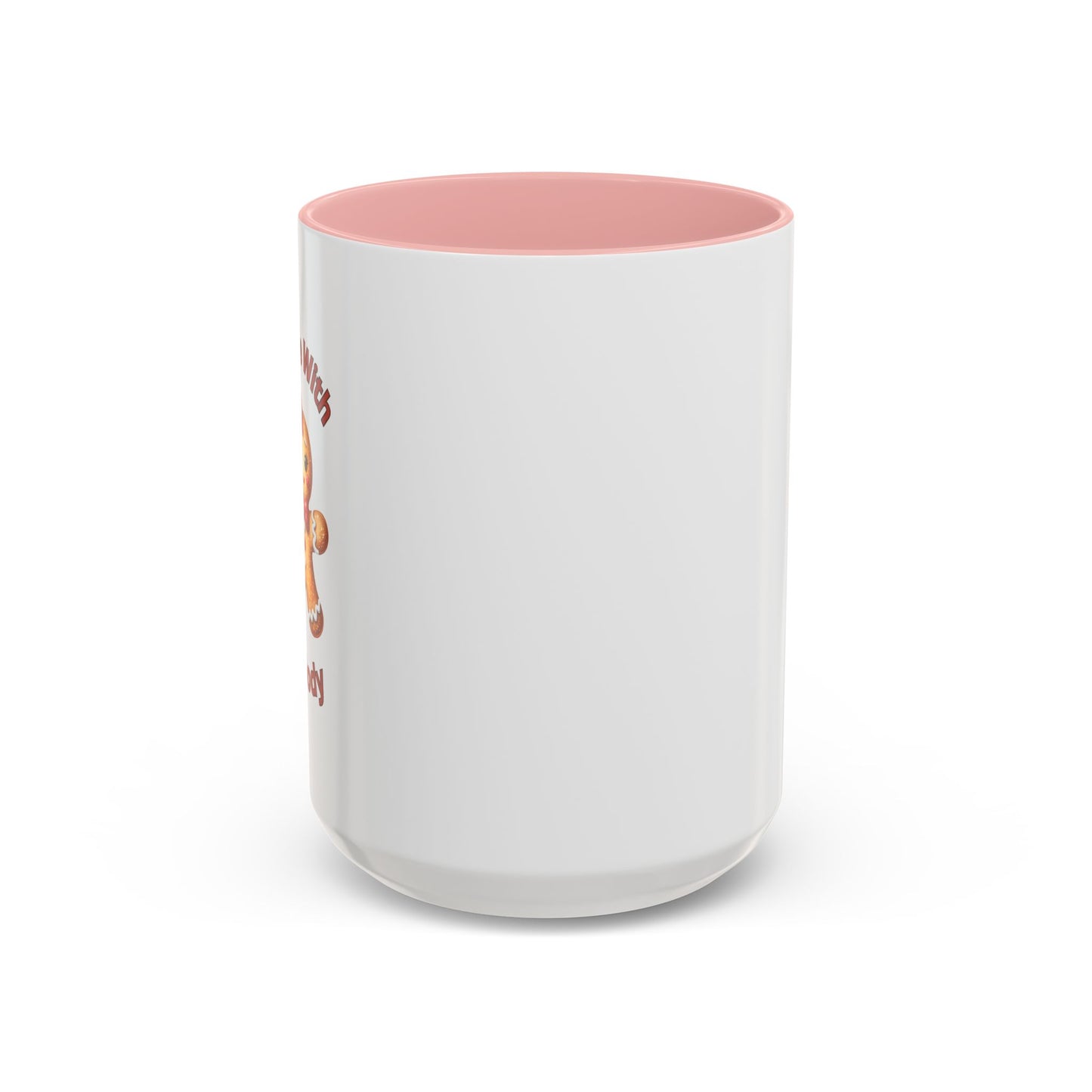 Hottie With A Body 2-Accent Coffee Mug (11, 15oz) (Red)