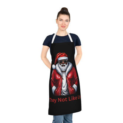 They Not Like Us-Adult Apron (AOP) (Black)