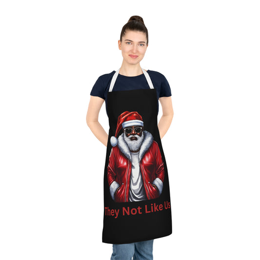 They Not Like Us-Adult Apron (AOP) (Black)