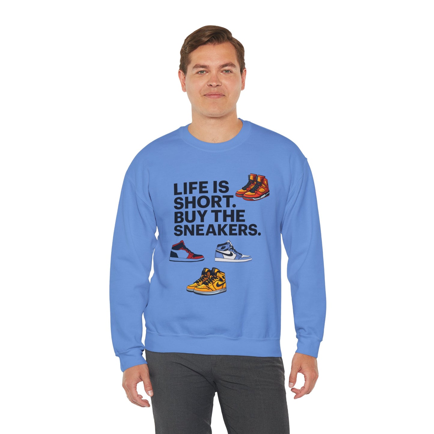 Life is Short Sneaker Sweatshirt