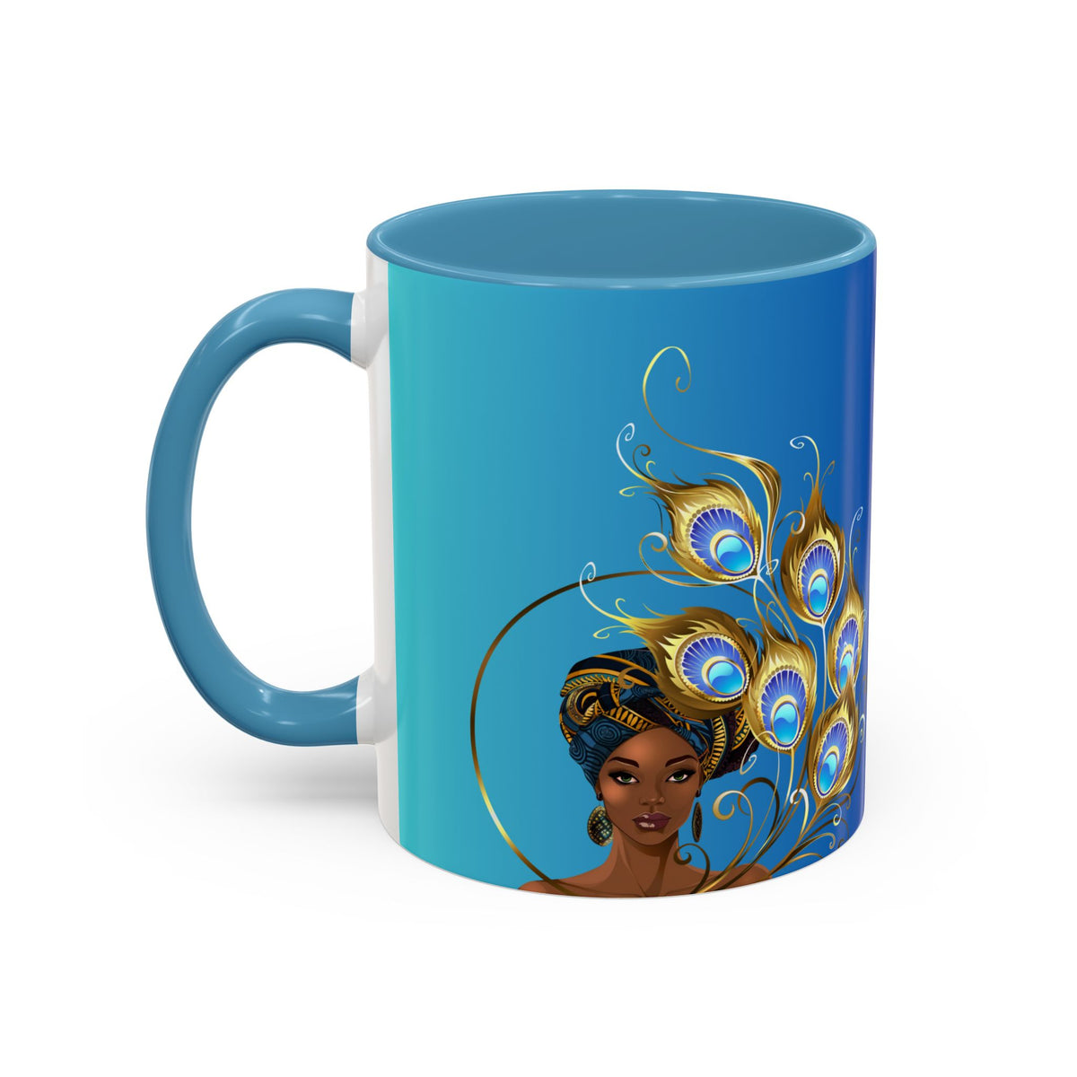 Queen Peacock Elegance Accent Coffee Mug