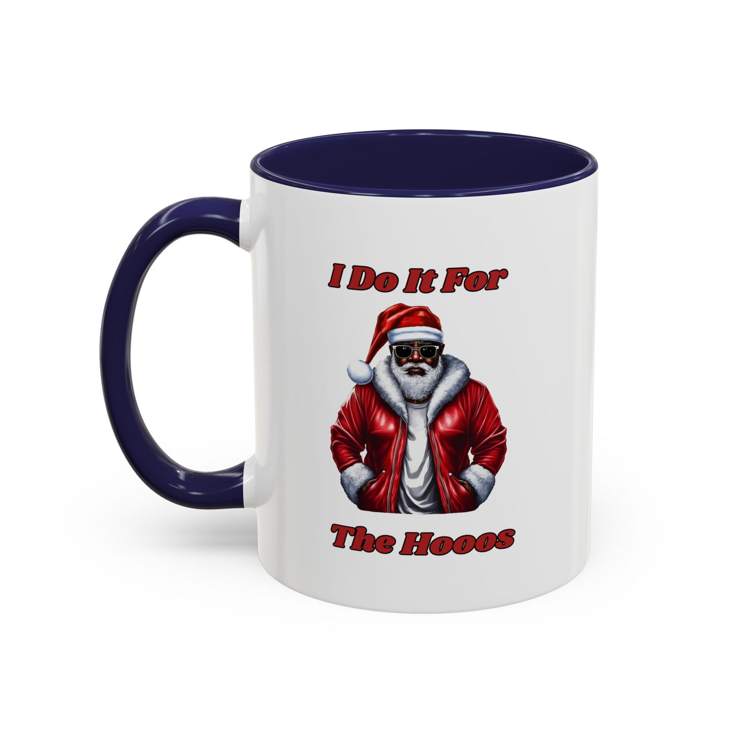 I Do It For The Hoos-Accent Coffee Mug (11, 15oz) (Black)