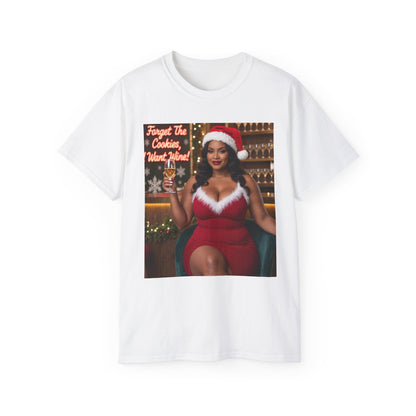 Ms Claus wine Tee 4