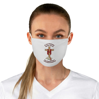 St. Paul Missionary Baptist Church Face Mask —White