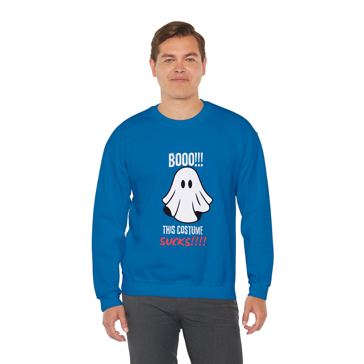 Boo Costume Sucks-Black-Sweatshirt