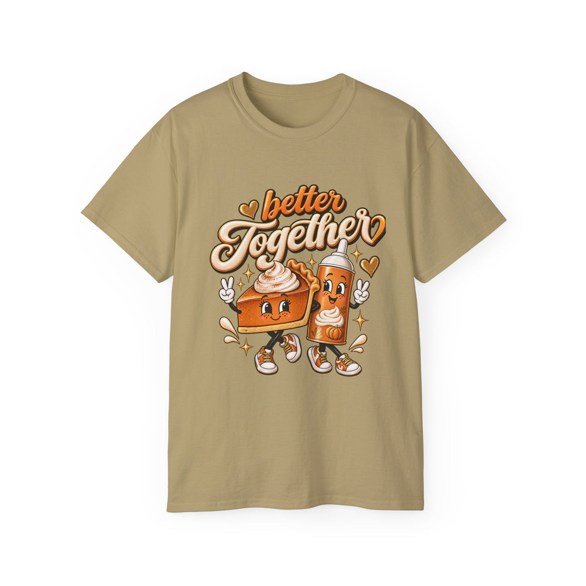 Better Together Pumpkin Pie and Whip Cream T-Shirt