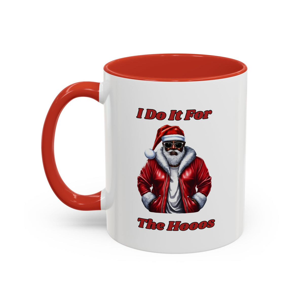 I Do It For The Hoos-Accent Coffee Mug (11, 15oz) (Red)