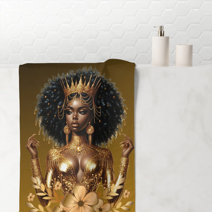 Golden Goddess-Mink-Cotton Towel