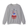 4th of July Patriotic Cupcake Crewneck Sweatshirt