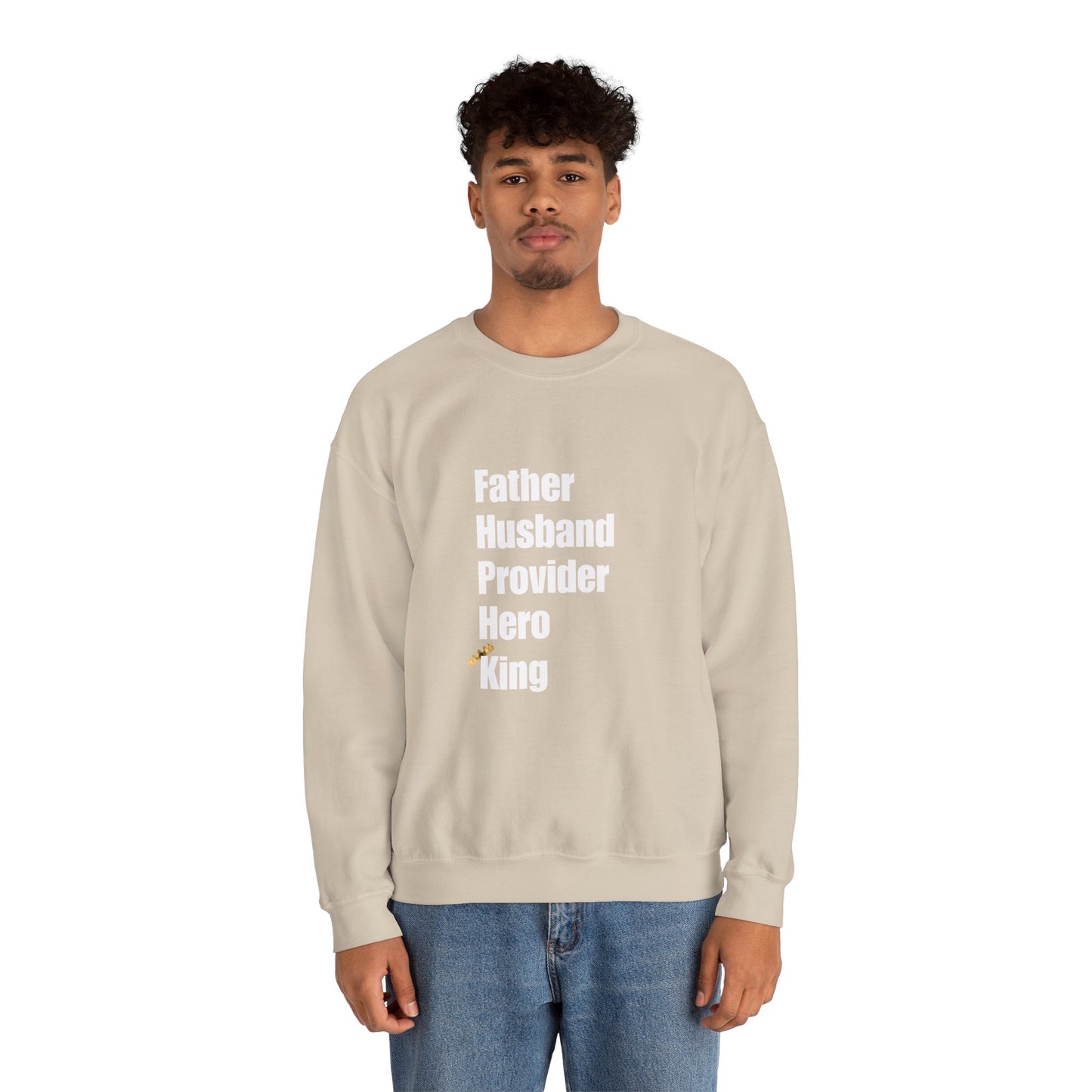 He Is Crewneck Sweatshirt