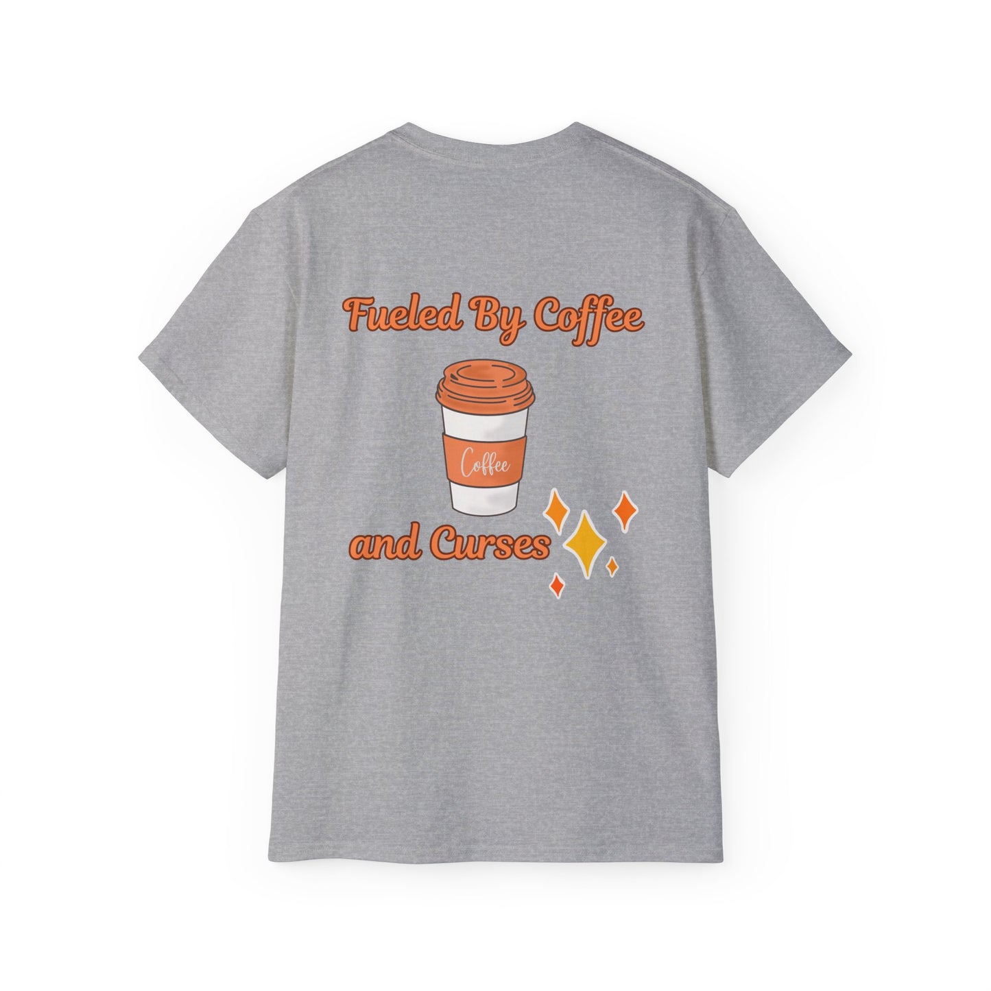 Fueled By Coffee and Curses Ghost T-Shirt