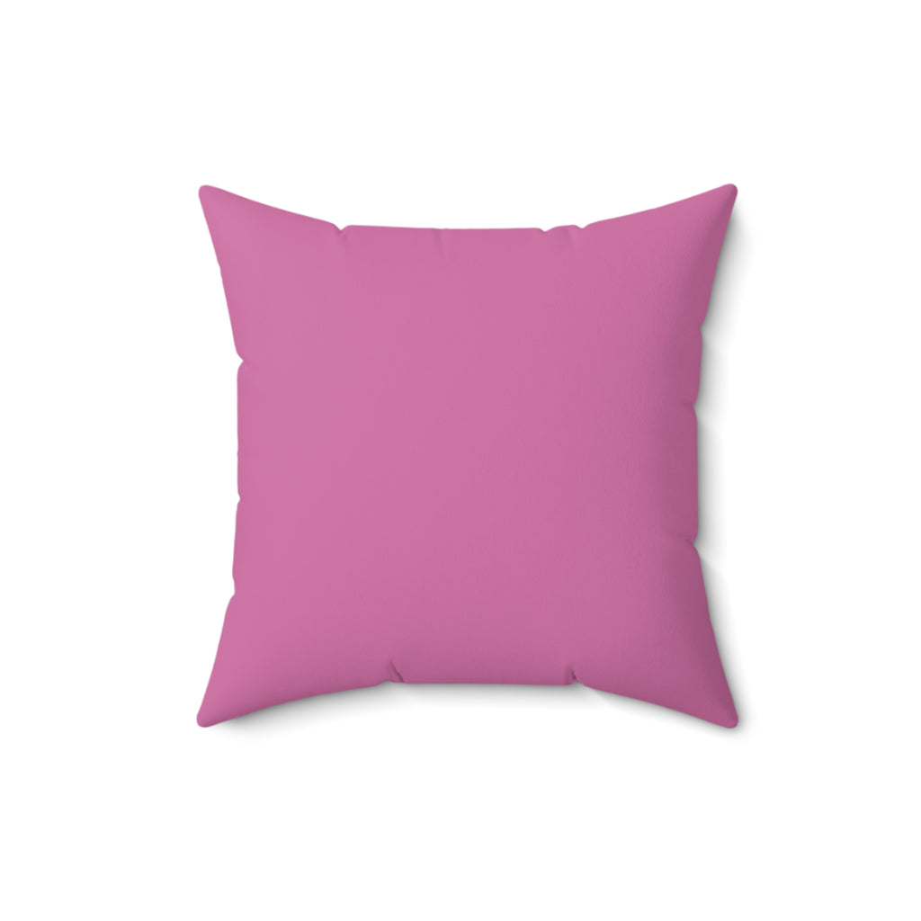 Out Here Lookin Like A Snack 2-Spun Polyester Square Pillow (Lt Pink)