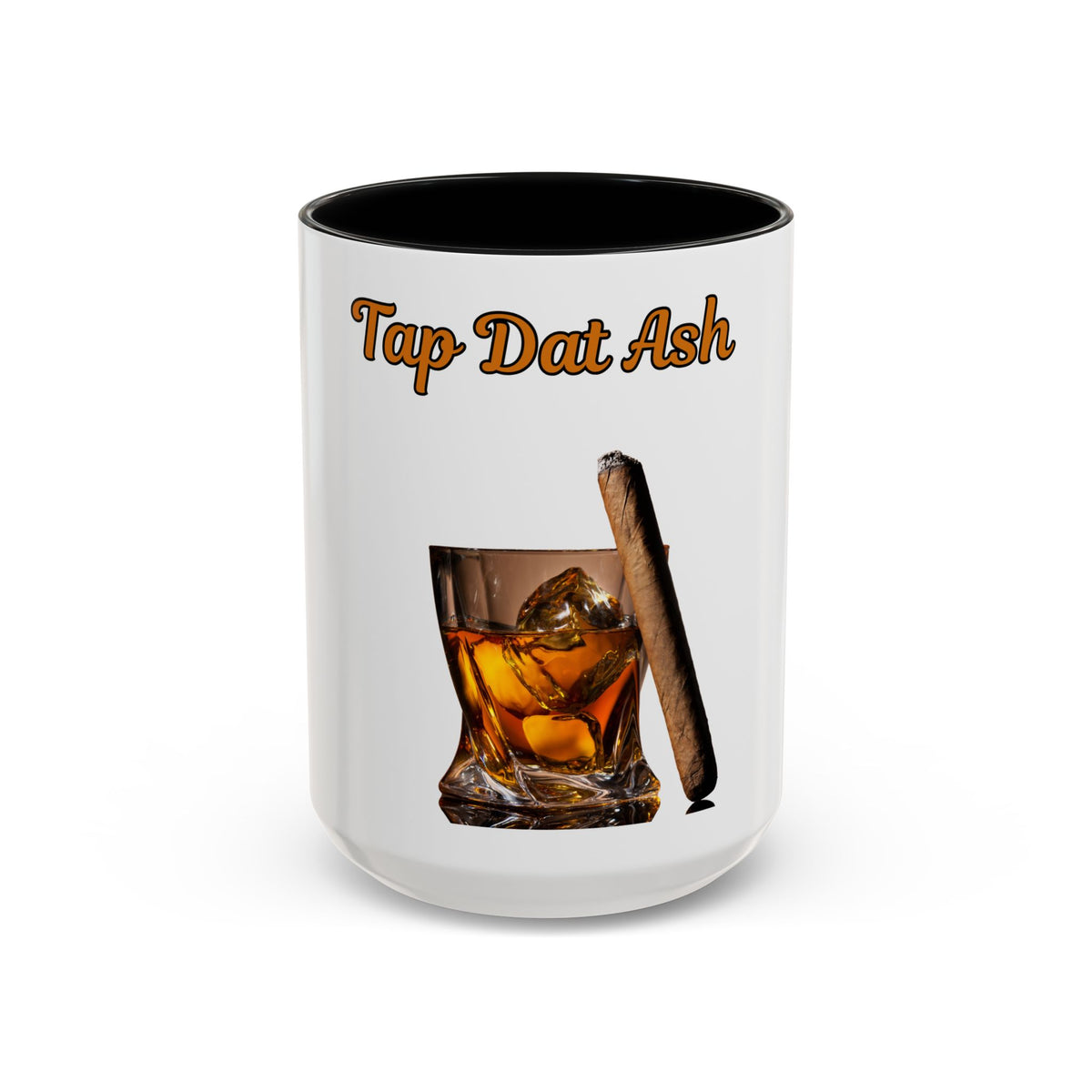 Accent Coffee Mug with Tap Dat Ash Design