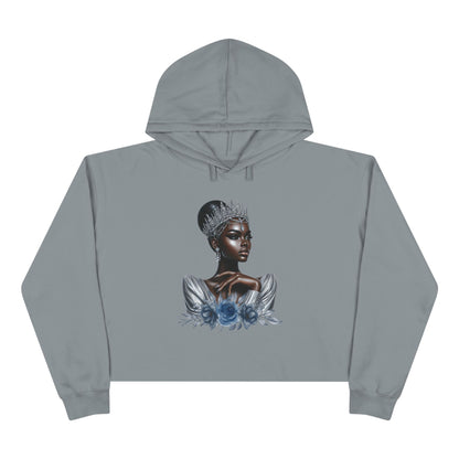 Princess Silver Crop Hoodie
