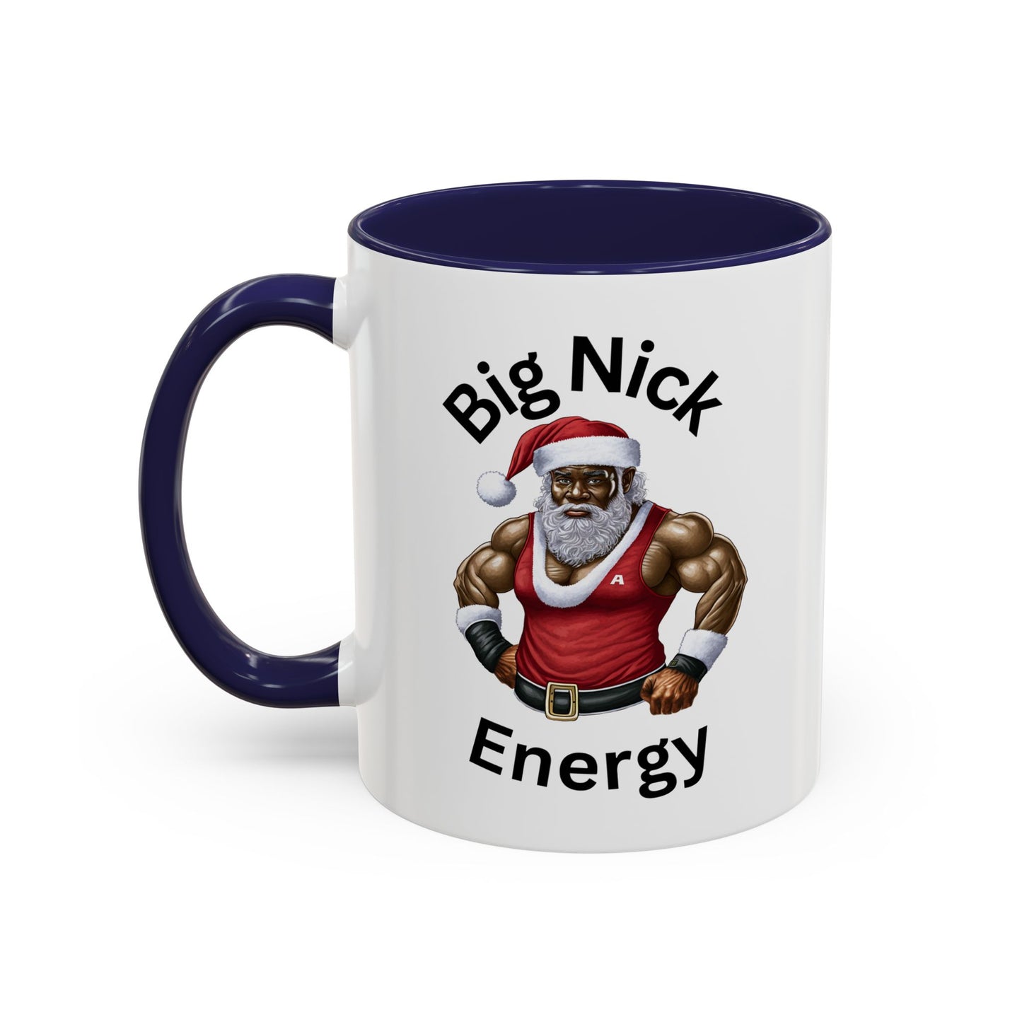 Big Nick Energy-Accent Coffee Mug (11, 15oz) (Red)