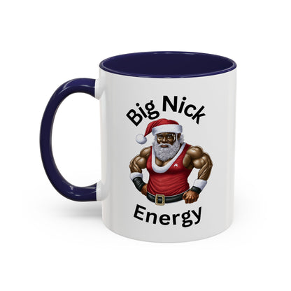 Big Nick Energy-Accent Coffee Mug (11, 15oz) (Red)