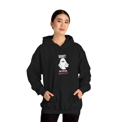 Boo Costume Sucks-Black-Hoodie