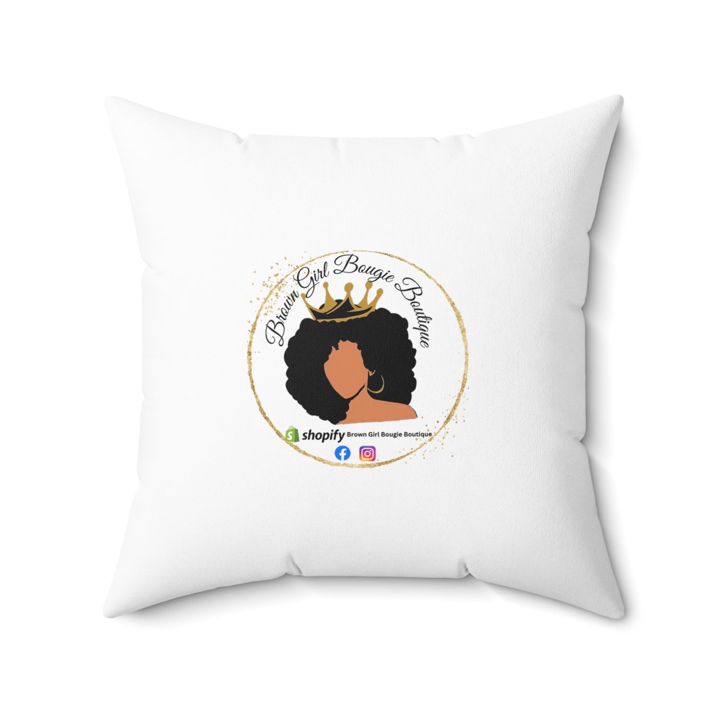 Moon-Spun Polyester Square Pillow