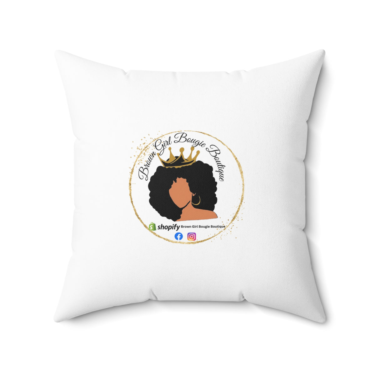 Moon-Spun Polyester Square Pillow