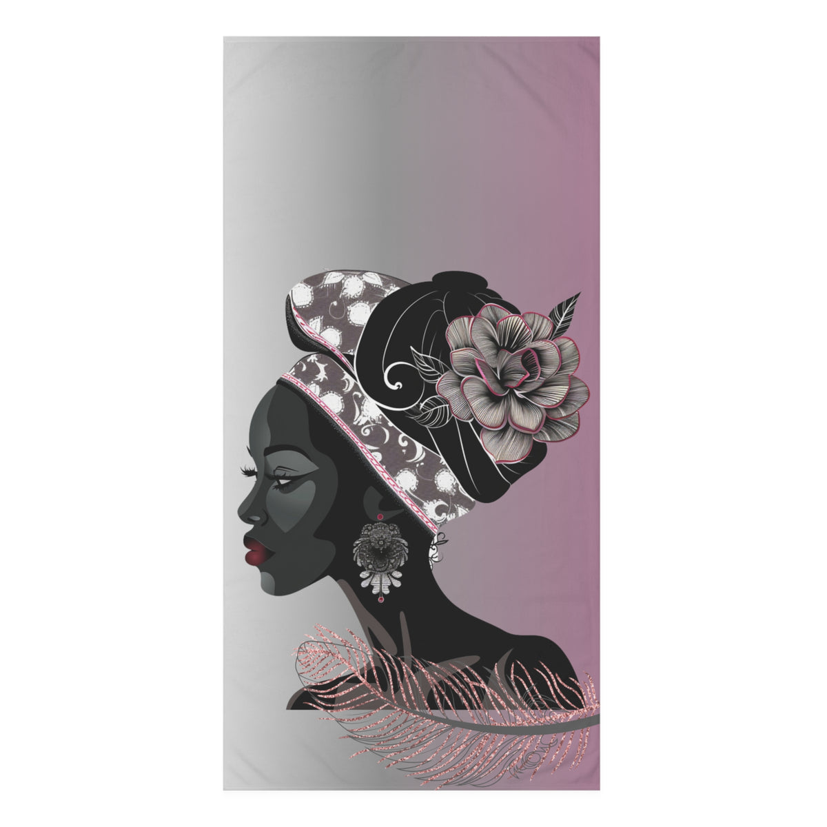 Feather-Mink-Cotton Towel