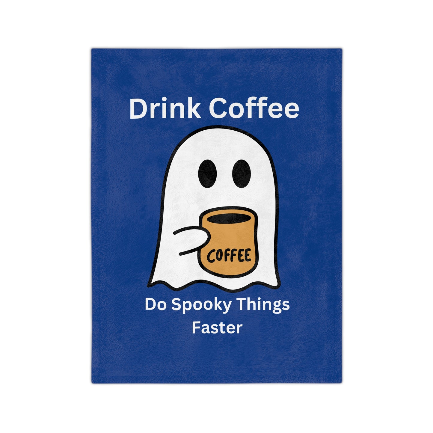 Drink Coffee Ghost-Dark Blue