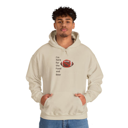 Here For Food and Beer-Hoodie