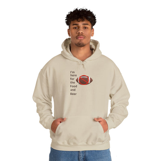 Here For Food and Beer-Hoodie