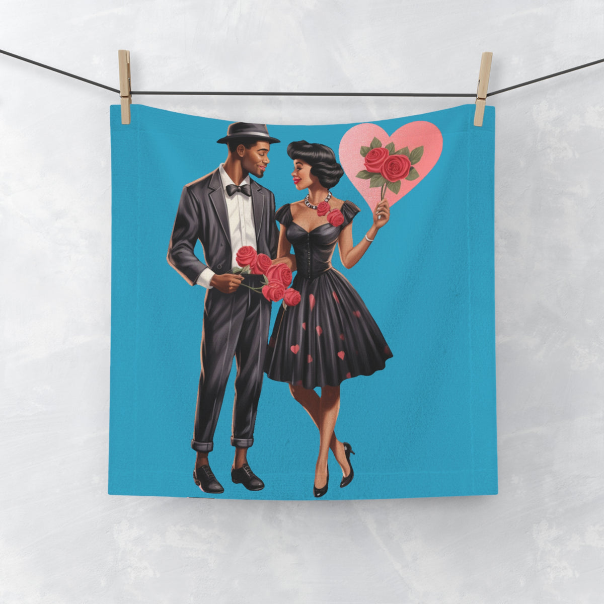 Valentine-Face Towel