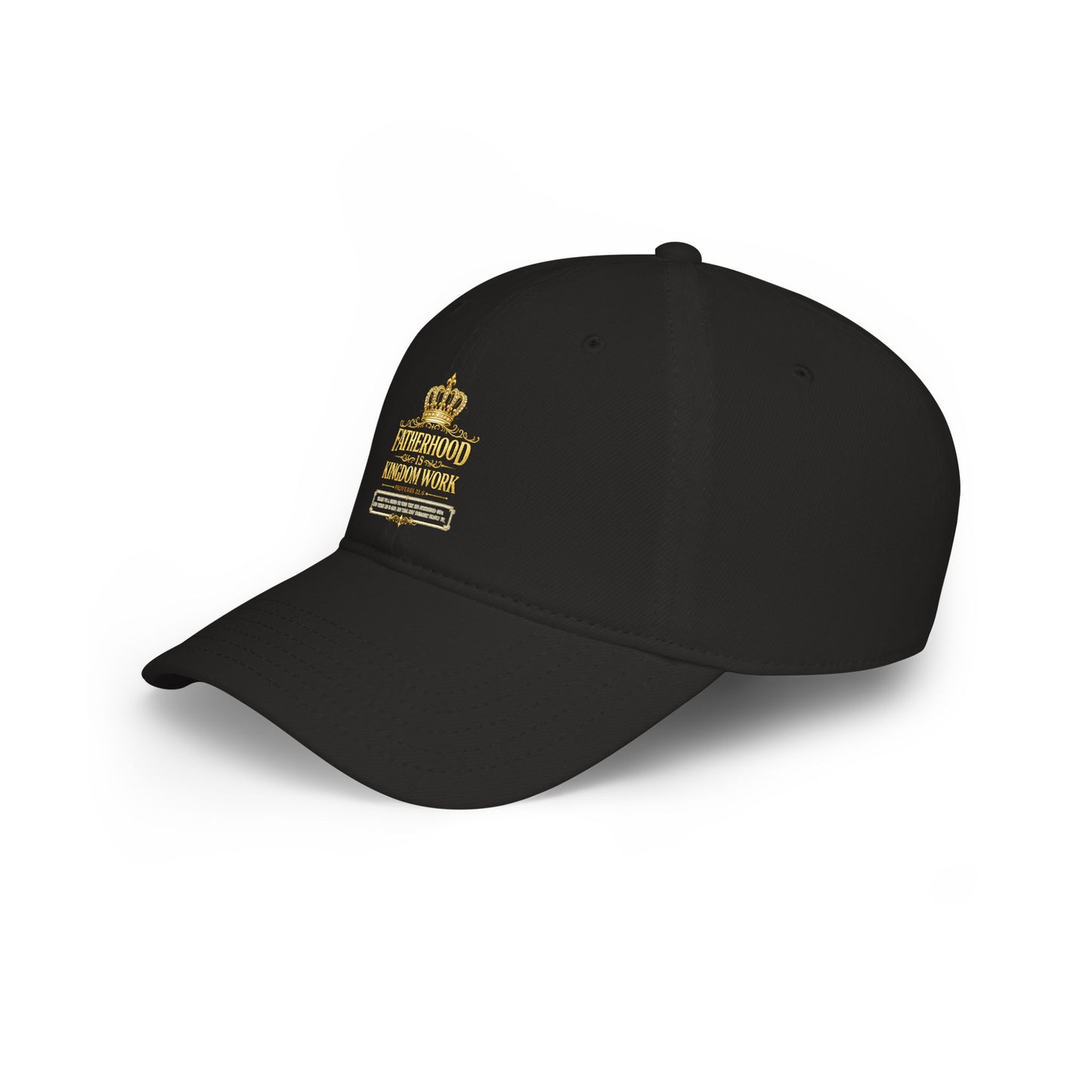 Fatherhood Kingdom Work Low Profile Baseball Cap — Crown Dad Hat