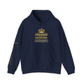 Fatherhood Kingdom Work Hoodie — Gold Crown Dad Hoodie, Proud Dad Gift