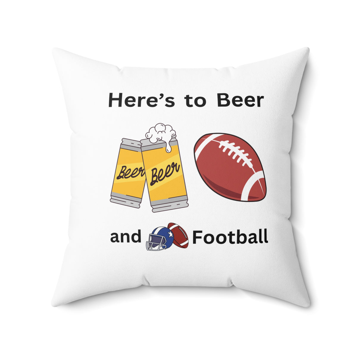 Here's to beer and football