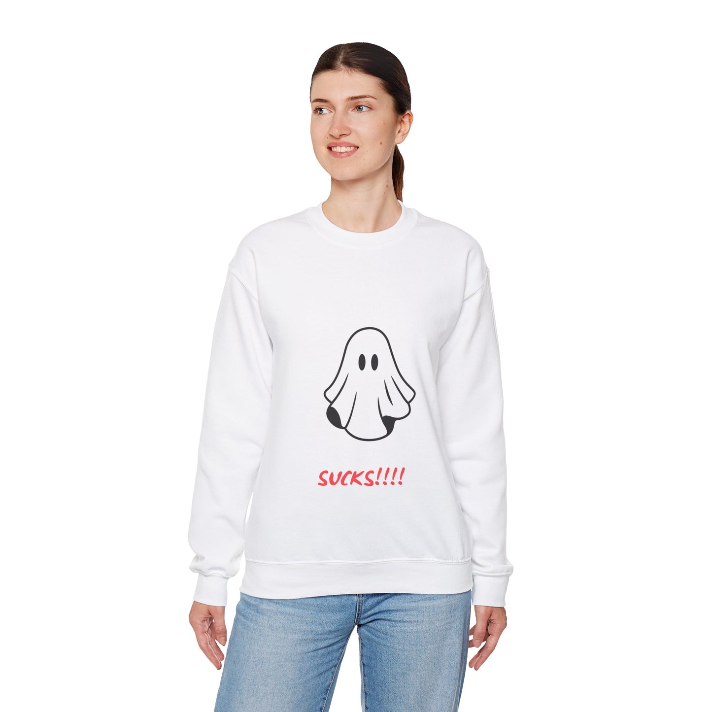 Boo Costume Sucks-Black-Sweatshirt
