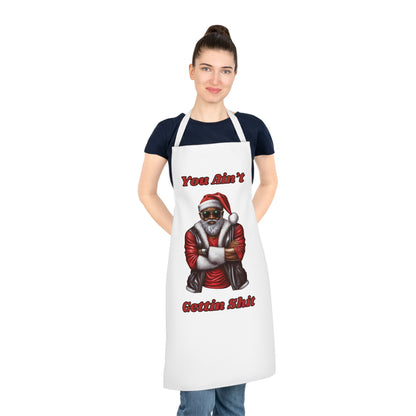 You Ain't Shit-Adult Apron (AOP) (White)