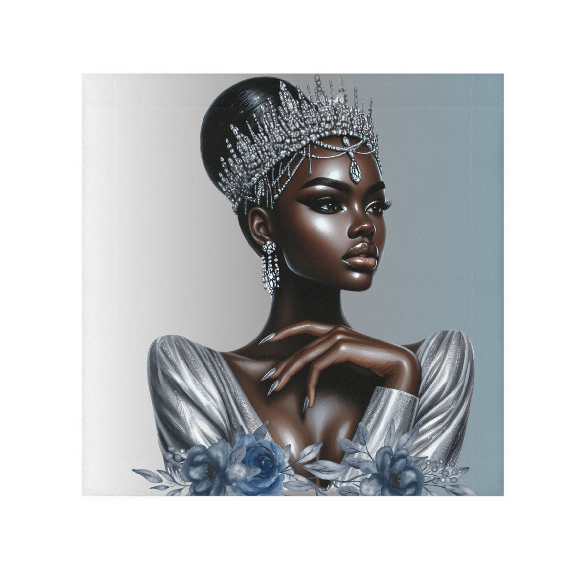 Silver-Face Towel