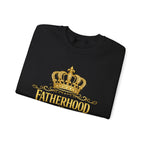 Fatherhood Is Kingdom Work Sweatshirt — Inspirational Christian Dad Crewneck