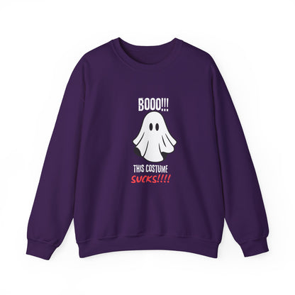 Boo Costume Sucks-Black-Sweatshirt