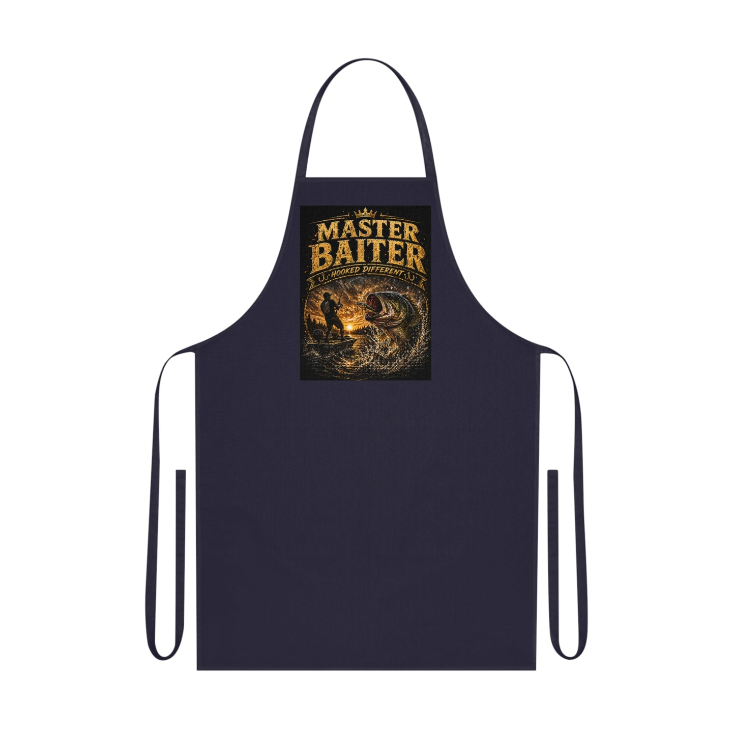 “Master Baiter” Funny Angler Cotton Fishing Apron