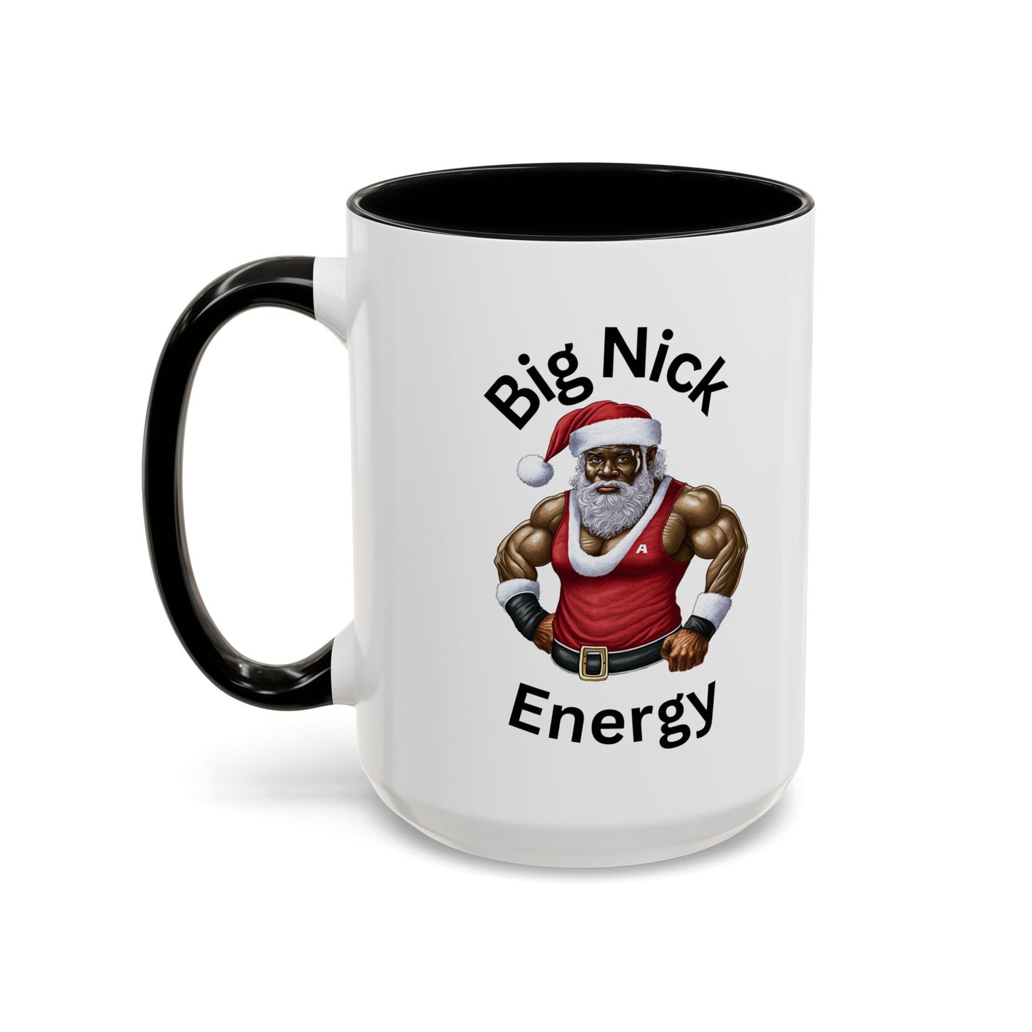 Big Nick Energy-Accent Coffee Mug (11, 15oz) (Red)