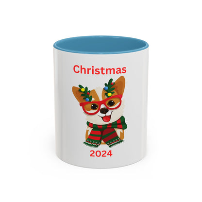 Dog with glasses lights