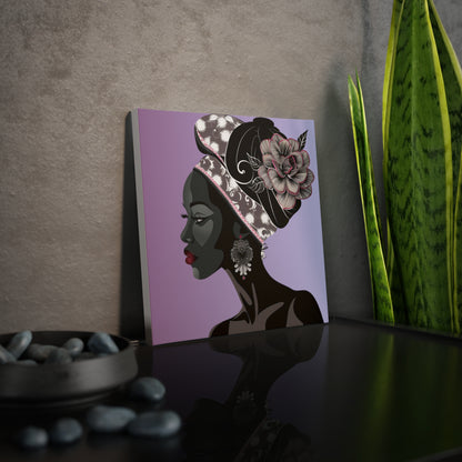 Feather-Canvas Photo Tile