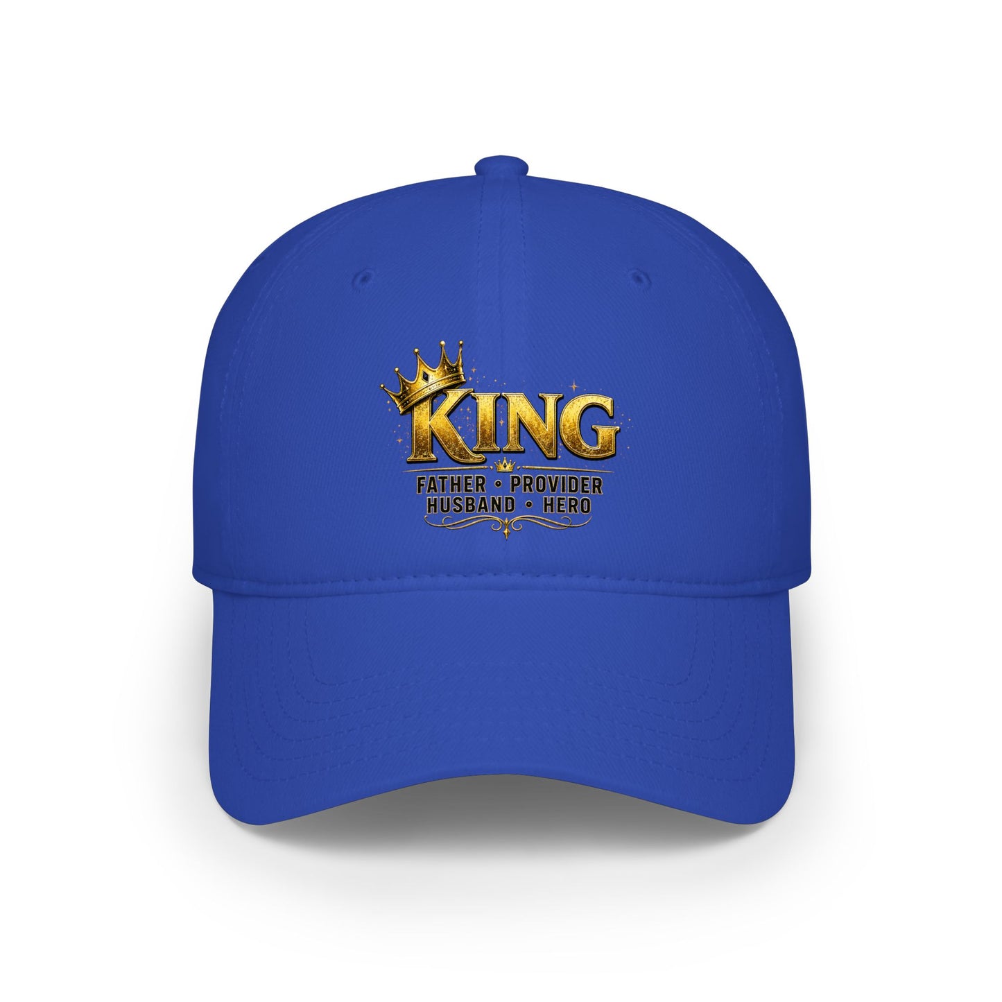 King, Father, Husband, Provider, Hero Crown Baseball Cap