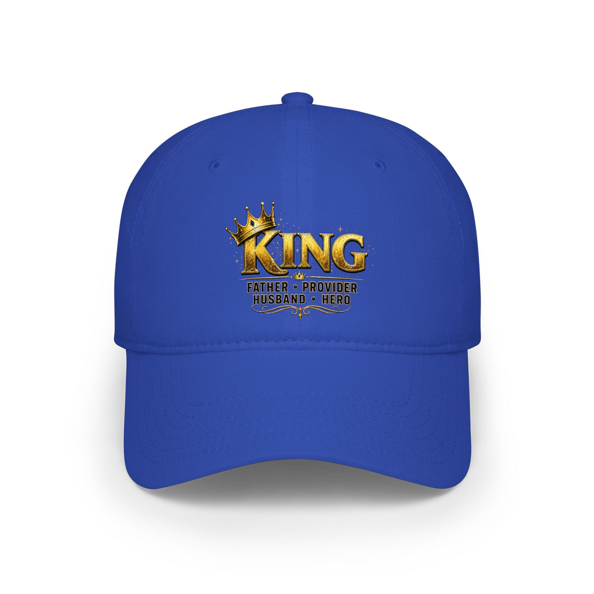 King, Father, Husband, Provider, Hero Crown Baseball Cap