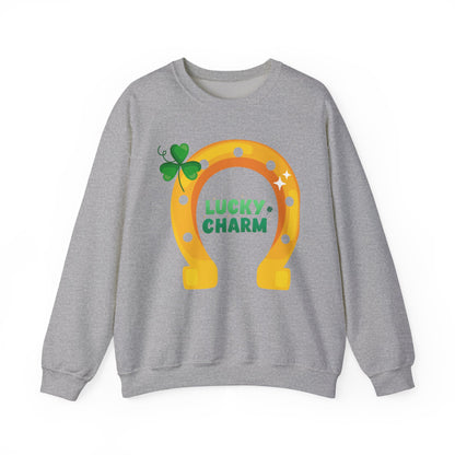 Lucky Charm Sweatshirt — St. Patrick’s Day Horseshoe