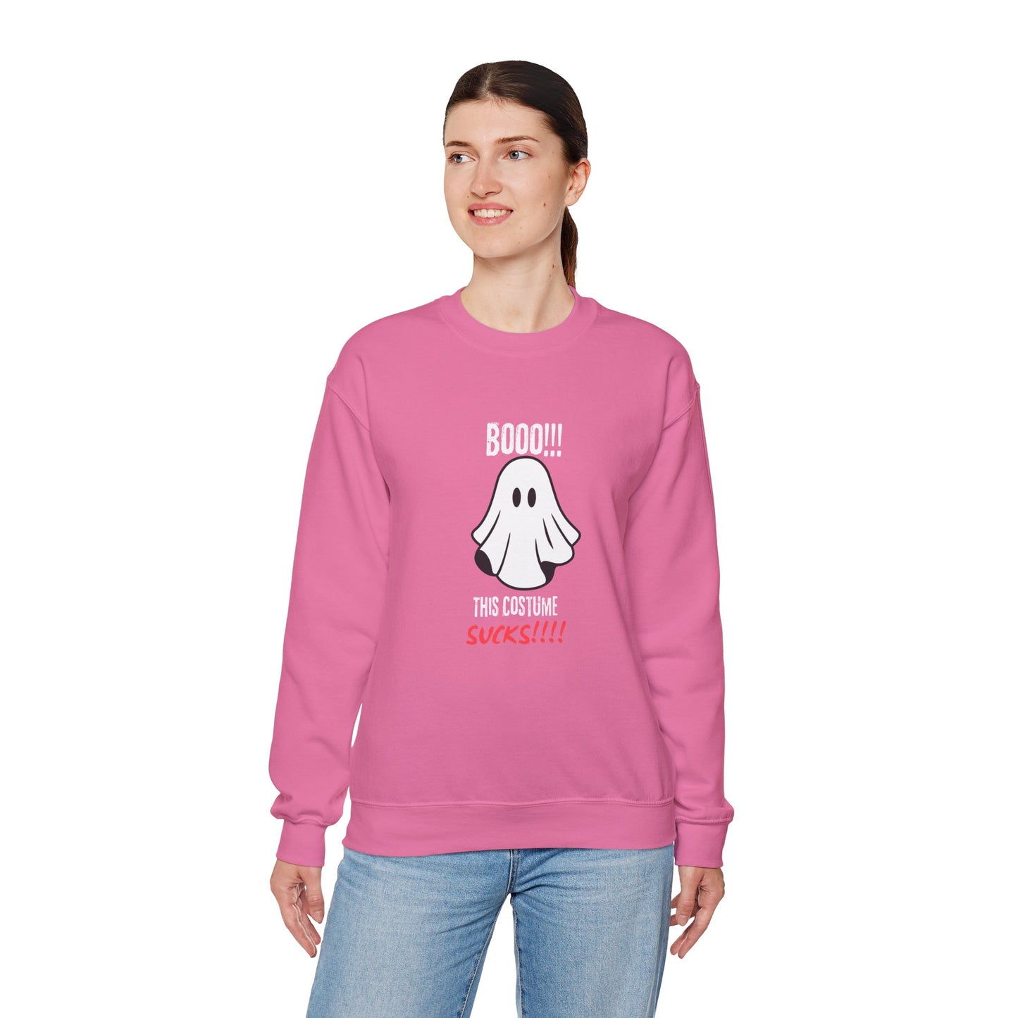 Boo Costume Sucks-Black-Sweatshirt