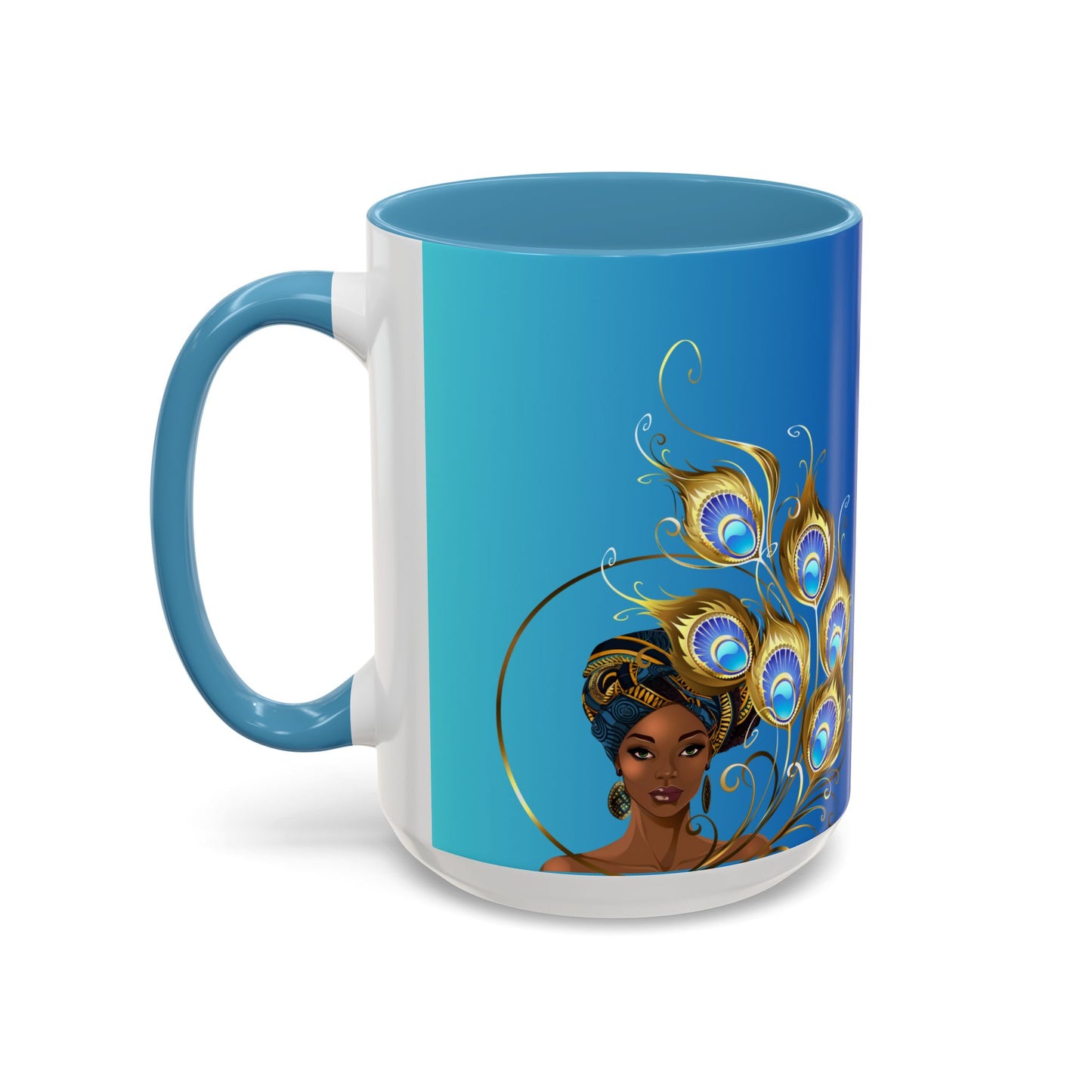 Queen Peacock Elegance Accent Coffee Mug